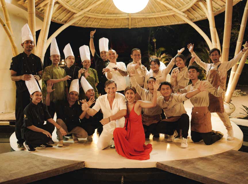 Sapphire Restaurant team Kini Resort